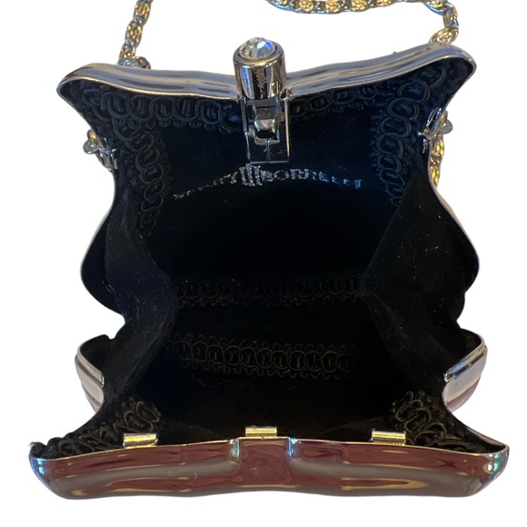 Perry Borrelli Mini Trinket Purse Butterfly & European Crystals - Picture 6 of 8